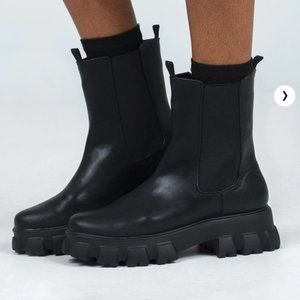 Princess Polly Lindsey Boot Black